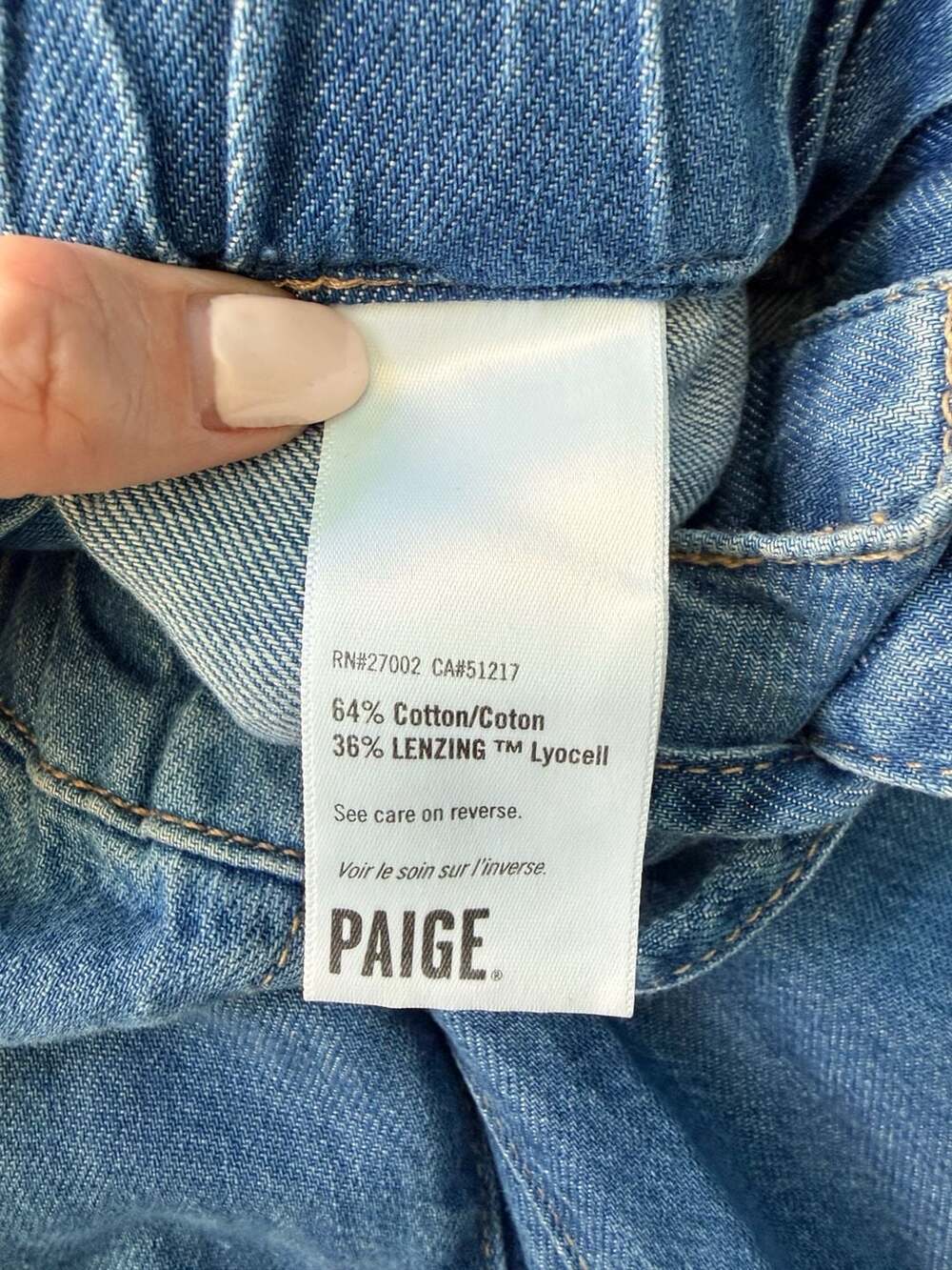 Paige Rumi High Rise Wide Leg Jeans Size 29 Nimes Denim - Picture 6 of 8